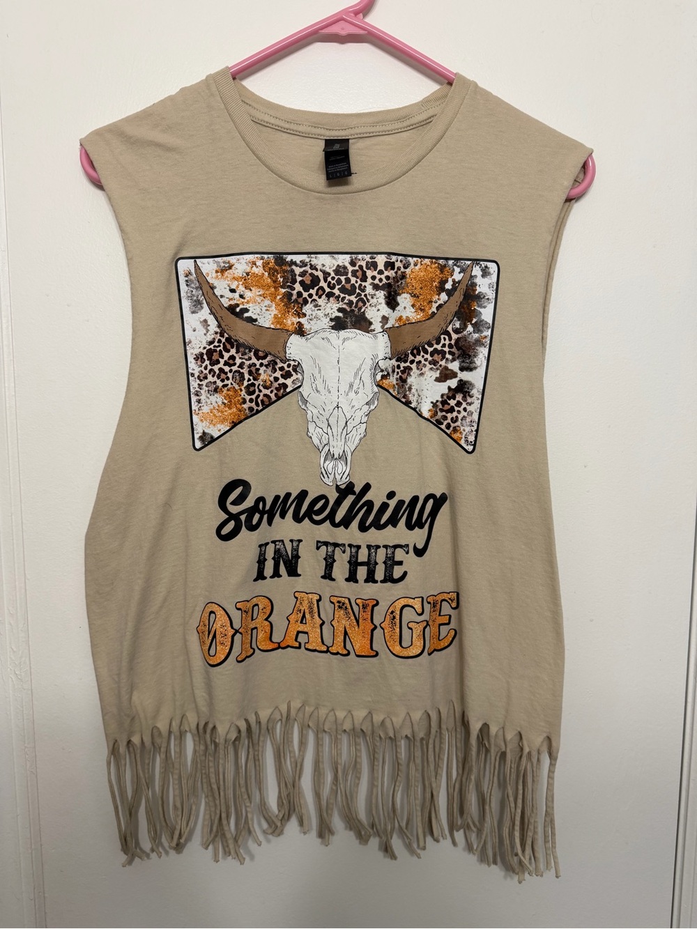 NWOT Women’s Fringe Graphic Tank Top